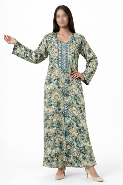 RONZA Women's floral jalabiya