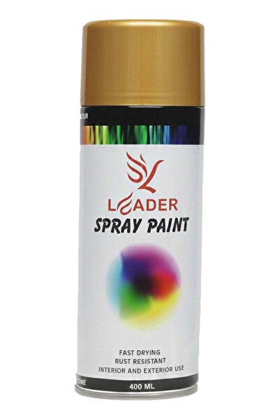 Leader Spray Paint 400ml Gold – High Quality Multi-Purpose Paint
