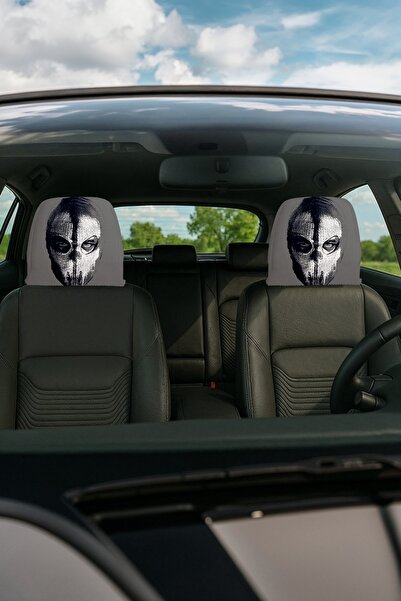 EVPANYA Decorative Car Headrest Covers, Set of 2