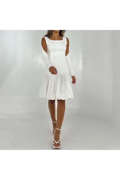 ZAYNAFASHIONSA Modern Barbie-style midi dress