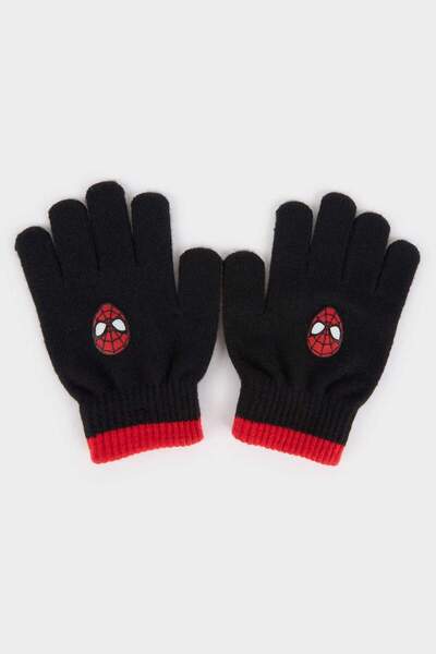 DeFacto Marvel Spiderman Tricot Gloves Boys X9305A625Wn