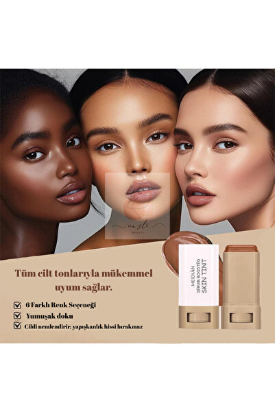 MEIDIAN Stick Nemlendirici Serum Etkili Cilt Tonu Eşitleyici Fondöten