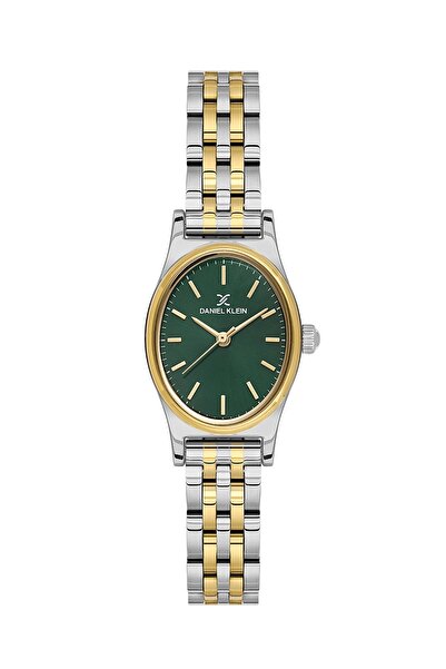 Daniel Klein Gold silver green color women's watch and bracelet set with gift...