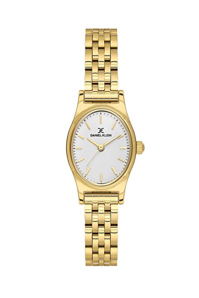 Daniel Klein Gold Color Gift Packed Women's Wristwatch and Bracelet