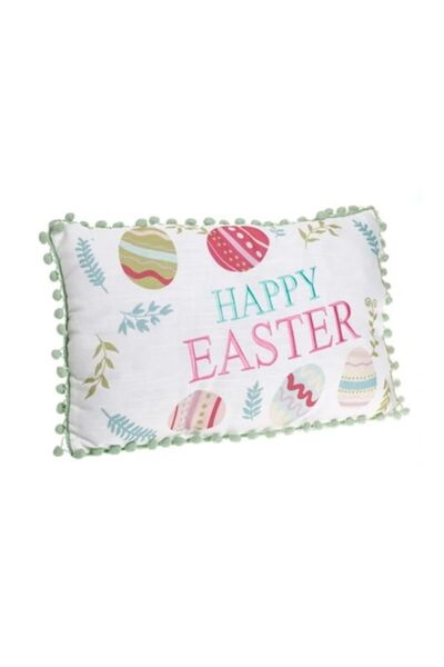 Lumi LUXURY Decorative Pillow with Spring Pattern and Easter Eggs