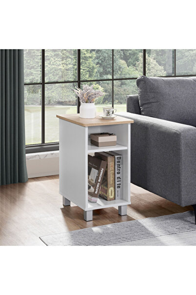 Generic طاولة جانبية من طراز أواسيس مع رف