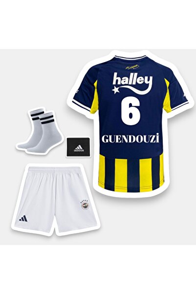 Quaxram GUENDOUZİ-6 Fenêrbahçê 25-26 Yeni Sezon 4'lü Set Çocuk Futbol Forması...