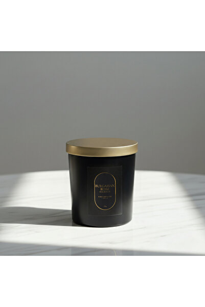 Generic شمعة رابيا ميدنايت المعطرة برائحة الورد البلغاري مع غطاء - 170 غرام