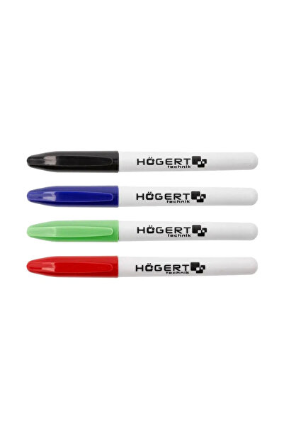 Hogert Markere permanente 4 bucăți, culori mixte, set compact , KD-MP4