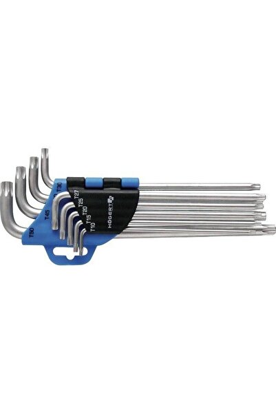Hogert Set chei tubulare TORX 9 buc Hogert- HT1W818