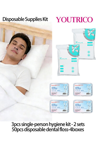 Youtrico Disposable Non-Woven Bedding Kit,No-rinse