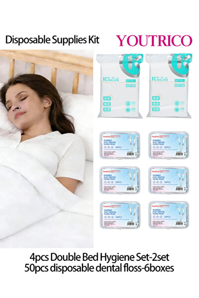 Youtrico Disposable Non-Woven Bedding Kit,No-rinse