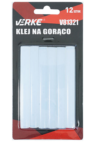 VERKE Batoane de silicon pentru pistol de lipit, VERKE, 12 bucăți, V81321