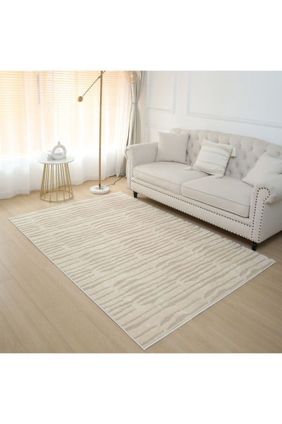 Generic Zara Donel Jacquard Rabbit Fur Rug - 240x360 cm