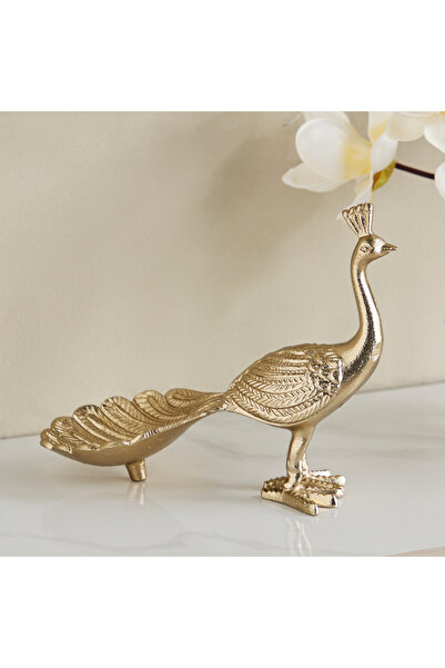 Generic أوزاوا ألومنيوم على شكل طاووس - 25x12x23 سم