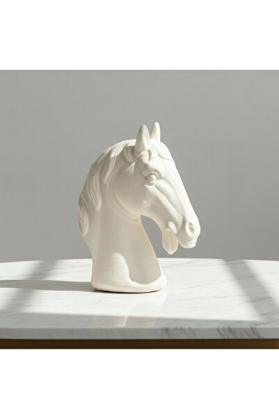 Generic Audrey Eden Decorative Ceramic Horse Accent - 18x8.5x23.5 cm