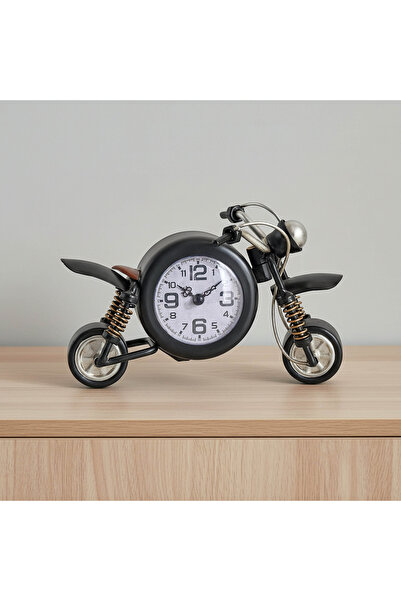 Generic ساعة طاولة عتيقة الطراز على شكل دراجة نارية مافريك - 23 × 13 × 14.5 سم
