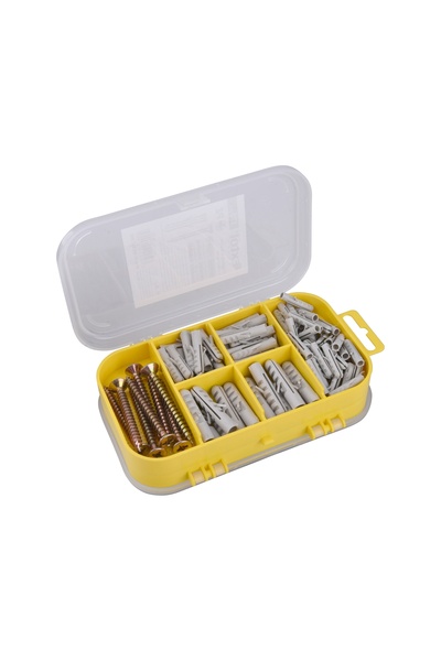 EXTOL CRAFT Set șuruburi și dibluri, EXTOL CRAFT, 1445, 170 buc.