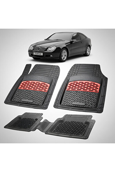 TEAMCAR Стелки за под Mercedes-Benz CL203, съвместими 2000-2008 | Червени