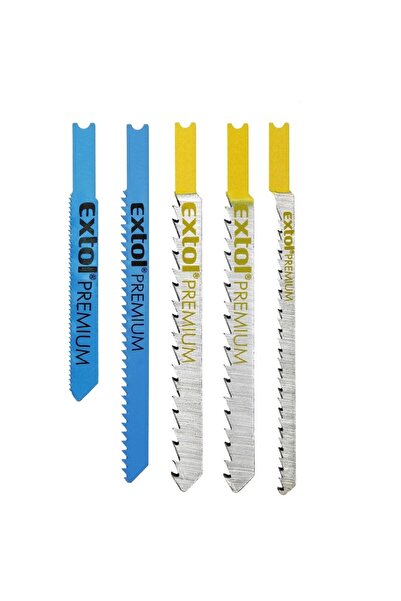Extol Premium Set de 5 lame de ferăstrău verticale mixte, Extol Premium, Bi-m...