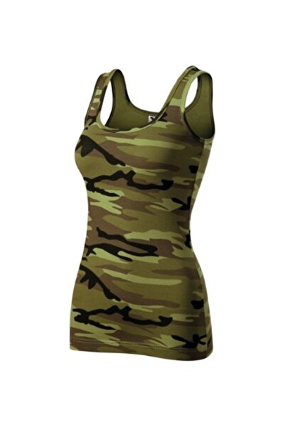Malfini Top de damă, Camo Triumph C36, XS Camuflaj Verde