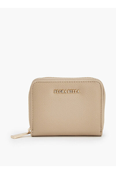 Flora Bella by Shoexpress Textured Wallet with Zip Closure