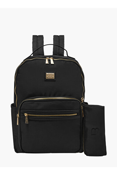 Flora Bella by Shoexpress Solid Backpack with Pouch