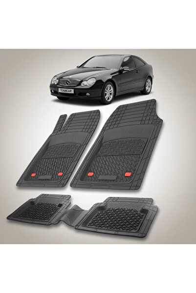 TEAMCAR Συμβατά πατάκια δαπέδου Mercedes-Benz CL203 2000-2008 | Μαύρο