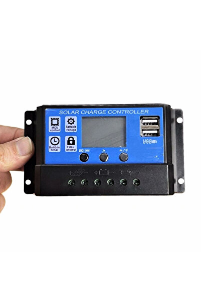 Voltaj Solar Panel Akü Şarj Cihazı 30A 12/24V