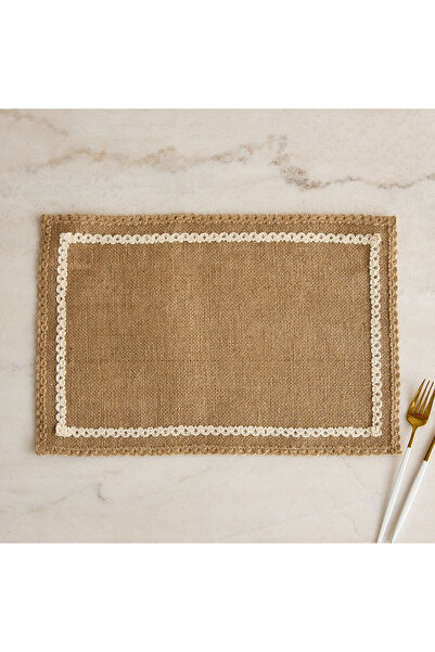 Home Box Terra Lace Jute Placemat - 30x45 cm