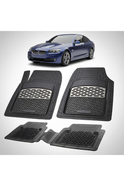 TEAMCAR Covorașe de cauciuc compatibile cu BMW Seria 5 F10/F11 2010-2017 | Ar...