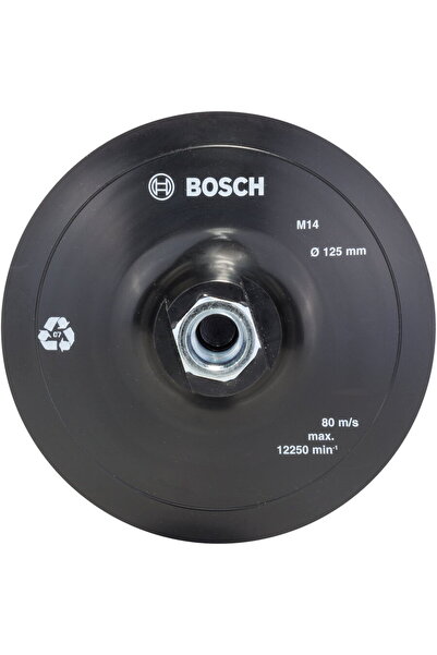 Bosch Placă de șlefuire din cauciuc pentru polizor unghiular, 125 mm, M14
