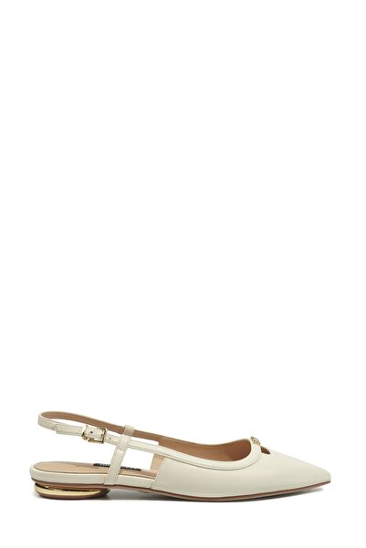 Nine West Beatriz 6Fx Off-White Women's Ballet Flats
