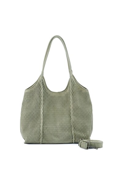 FREDsBRUDER Mäkký strih Schultertasche Leder 35 cm