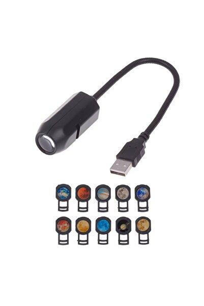 UpWay 10’u 1 Arada Gezegen ve Ay Projektörü - Eğitici HD Gece Lambası