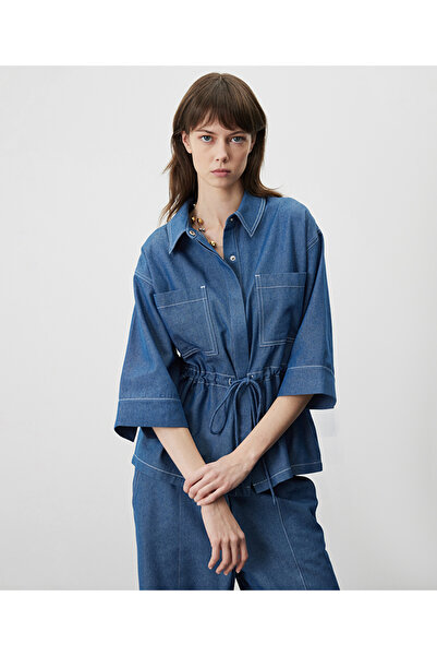 MISS IPEKYOL Belden bağlamalı cepli gömlek