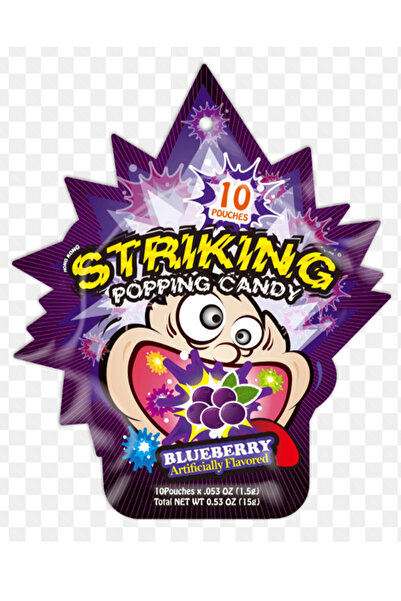Striking Popping Candy Blueberry 45 x 15g