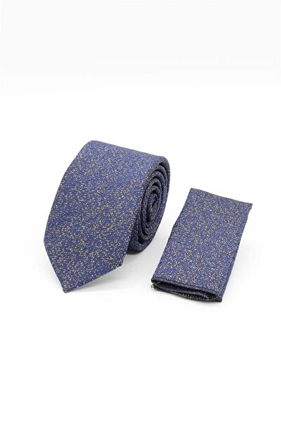 İmza Dark Navy Blue Patterned 6 cm Tie