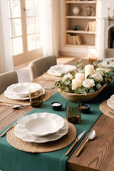 Kütahya Porselen Milena 24 Parça 6 Kişilik Yemek Takımı