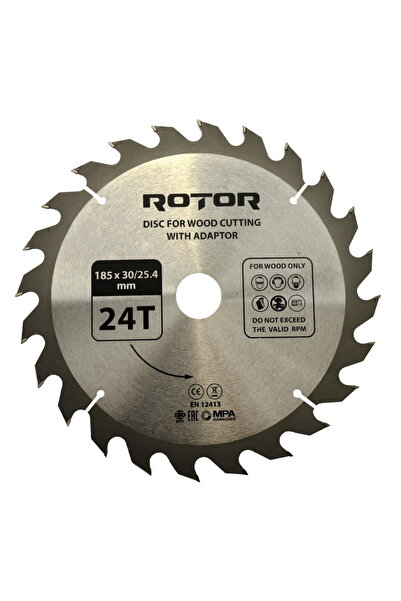 Rotor Disc de tăiere pentru lemn 185*20/16 cu adaptor 24T