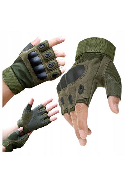 Other Gertech Tactical Fingerless Gloves Size L Khaki Green