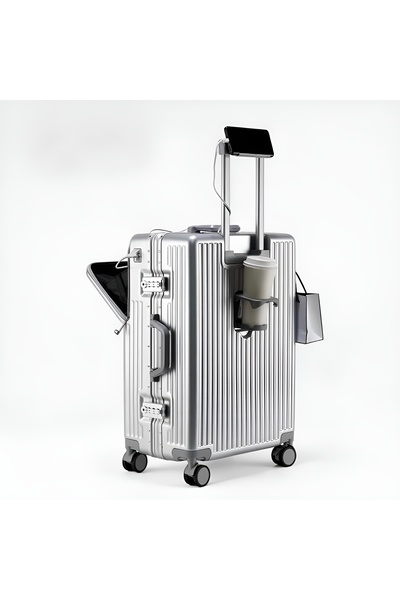 ZUIHAO Travel Luggage Carry On Luggage, PC Hardside Suitcase Stylish Lightwei...