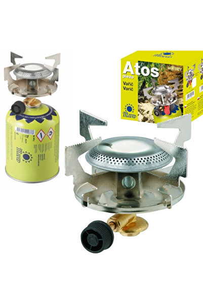meva Gas Tourist Stove for Gas Cartridges with 7/16" Thread ATOS 1.8 kW