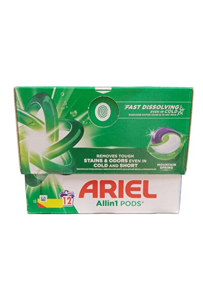 Ariel Set of 2 x 12 Mountain Spring Detergent Capsules