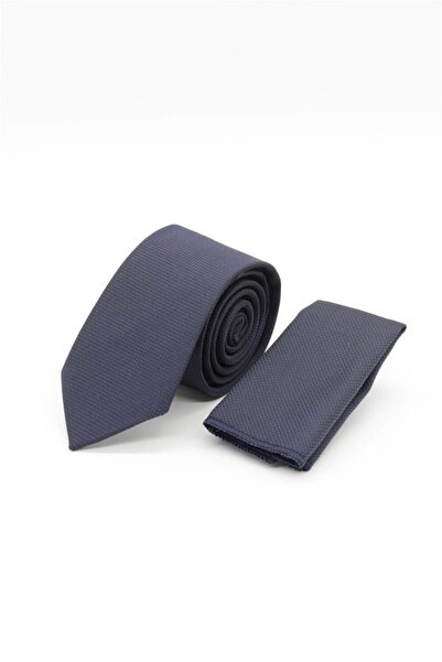 İmza Dark Navy Blue Bird's Eye Pattern 6 cm Tie 1090250201
