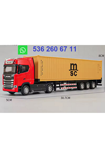 Maket 30 cm uzunlukta SCANIA S730 KONTEYNER TIR