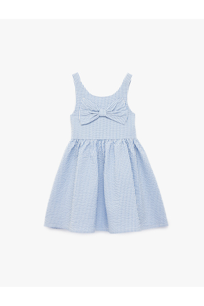 Koton Рокля с панделка на врата и без презрамки, с детайли на панделка