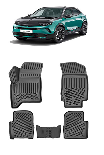 Rizline Opel Mokka 1.2 Mild Hybrit 2025 ve Sonrası 3D Havuzlu Paspas Siyah