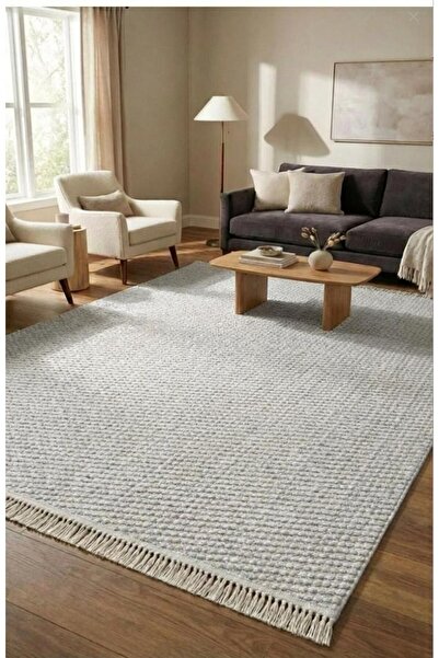 SARAZ HALI Dizayn 1063 Gri Kaymaz Taban Koridor Halısı Kesme Yolluk Mutfak Ha...