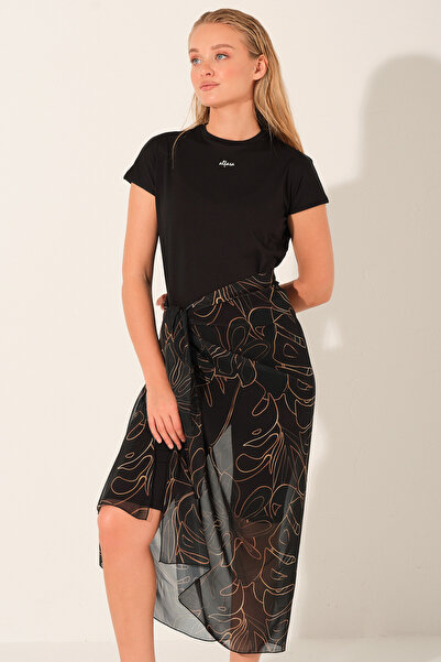 ALFASA Patterned Skirt Pareo - Alf7101